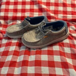Hey Dude Wally Youth Kids' Light Gray Shoes